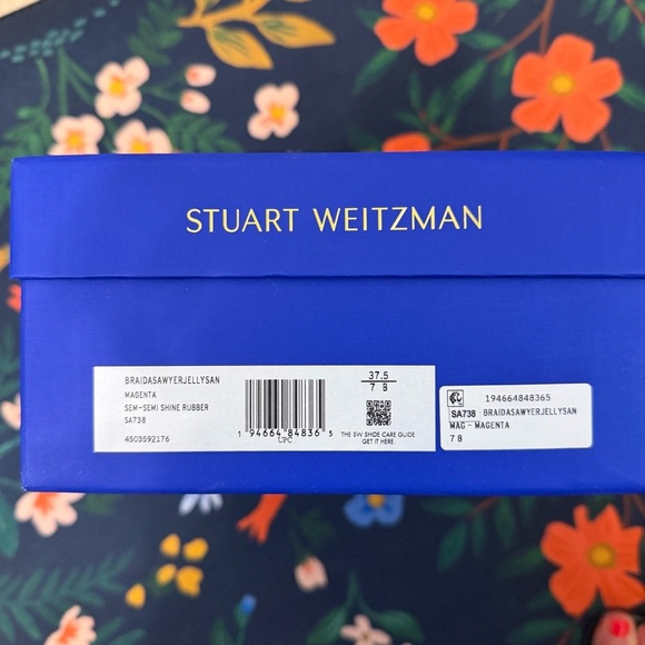 Stuart Weitzman Braida Jelly Pink Sandals - Picture 7 of 7